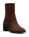 Stuart Weitzman Esme Zip Bootie In Walnut