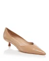 Stuart Weitzman Eva Leather Kitten-heel Pumps In Multi