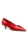 Stuart Weitzman Women's Eva 35 Pumps In Cherry
