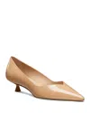 Stuart Weitzman Women's Eva Kitten Heel Pumps In Adobe