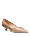 Stuart Weitzman Women's Eva Kitten Heel Pumps In Fawn