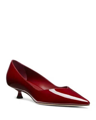 STUART WEITZMAN WOMEN'S EVA KITTEN HEEL PUMPS