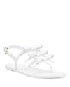 Stuart Weitzman Women's Felicity Bow Sandals In White