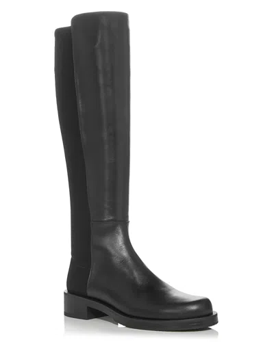 Stuart Weitzman Women's Half 'n' Half Bold Boots In Black