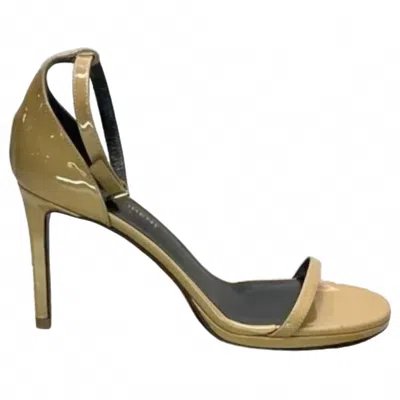 Stuart Weitzman Women's Jane High Heel Ankle Strap Sandals In Nude Beige In Green