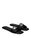 Stuart Weitzman Jasmine Cutout Slide Sandal In Multi
