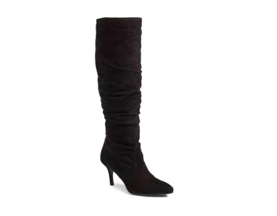 Stuart Weitzman Women's Lafayette Suede Leather Slouch Knee High Boots In Black