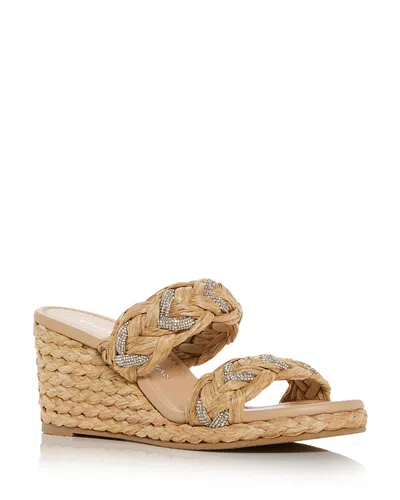 STUART WEITZMAN WOMEN'S LANA ESPADRILLE WEDGE SANDALS