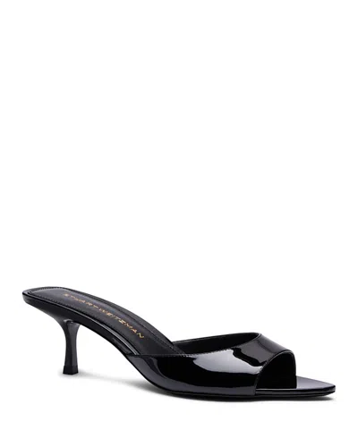 Stuart Weitzman Women's Lexington 50 Mules In Black