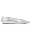 STUART WEITZMAN WOMEN'S LINA LEATHER FLATS