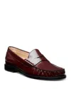 Stuart Weitzman Women's Lottie Loafer Flats In Dark Carbernet