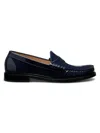 Stuart Weitzman Women's Lottie Patent Leather Loafers In Blue