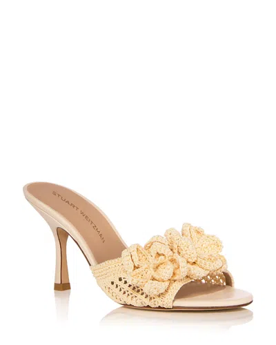 Stuart Weitzman Women's Lotus Slide Sandals In Neutral