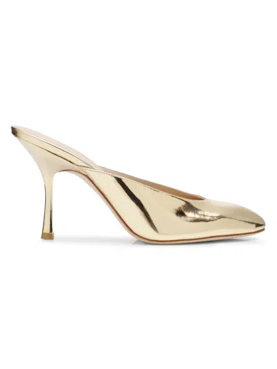 Stuart Weitzman Madison Mule 85 In Yellow