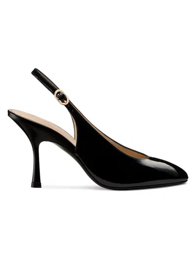 Stuart Weitzman 85mm Madison Patent Leather Slingback Pumps In Multi