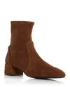 Stuart Weitzman Women's Maeve Block Heel Booties In Brown