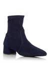 Stuart Weitzman Women's Maeve Block Heel Booties In Blue