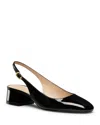 Stuart Weitzman Maeve Slingback Pump In Black