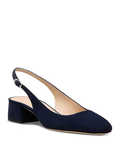 Stuart Weitzman Women's Maeve Slingback 35 Pumps In Nice Blue