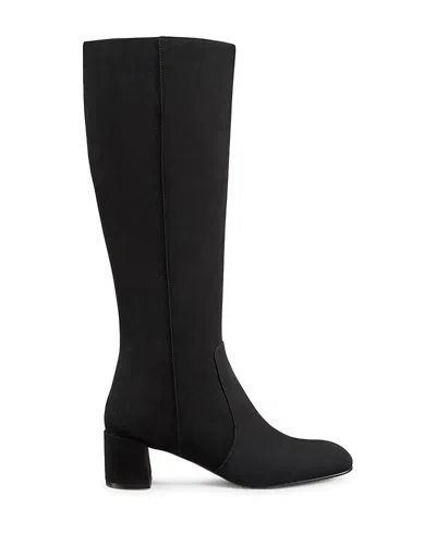 Stuart Weitzman Women's Maeve Zip Boots In Black