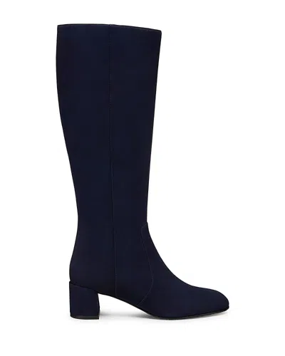 Stuart Weitzman Women's Maeve Zip Boots In Blue