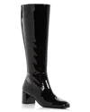 Stuart Weitzman Women's Maeve Zip Tall Boots In Black