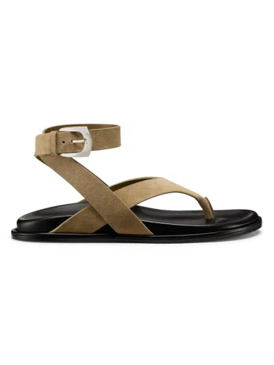 Stuart Weitzman Women's Marykate Ankle Strap Sandals In Green