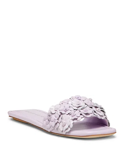 Stuart Weitzman Women's Meadow Slide Flat Sandals In Wisteria