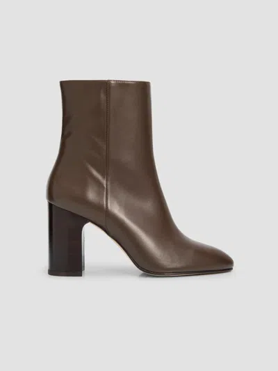 Stuart Weitzman Mulberry 85mm Leather Boots In Brown