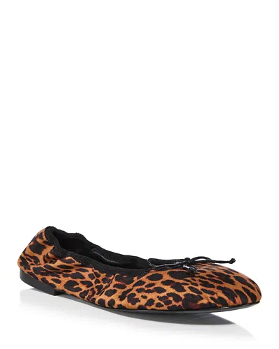 Stuart Weitzman Women's Nia Leopard Print Ballet Flats In Multi