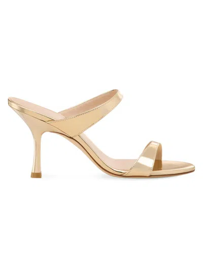 STUART WEITZMAN WOMEN'S NUDIST 85MM PATENT LEATHER SANDALS