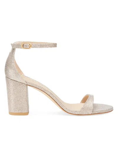 Stuart Weitzman Nudistcurve 75 Block Heel Sandal In Multi