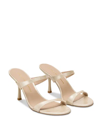 Stuart Weitzman Women's Nudist High Heel Sandals In Transparent