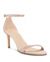 Stuart Weitzman Nudist Shine 75 Sandal In Light Rose