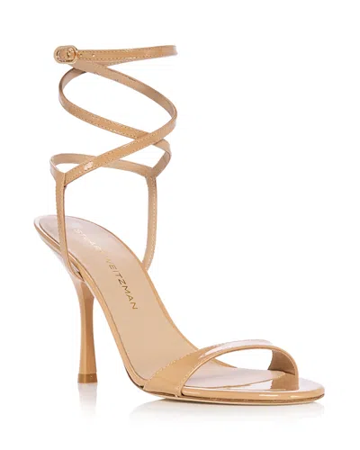 STUART WEITZMAN WOMEN'S NUDIST WRAP 100 STRAPPY HIGH HEEL SANDALS