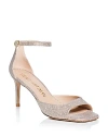 Stuart Weitzman Nudistia 75 Pumps In Bronze Glitter In Poudre