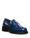 Stuart Weitzman Palmer Bold Loafer In Indigo