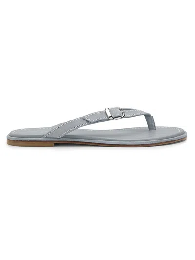 Stuart Weitzman Park Suede Thong Sandals In Multi