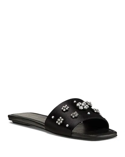 STUART WEITZMAN WOMEN'S POPPY SLIDE SANDALS