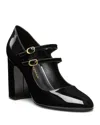 Stuart Weitzman Women's Posh 85 Mary Jane Pumps In Black