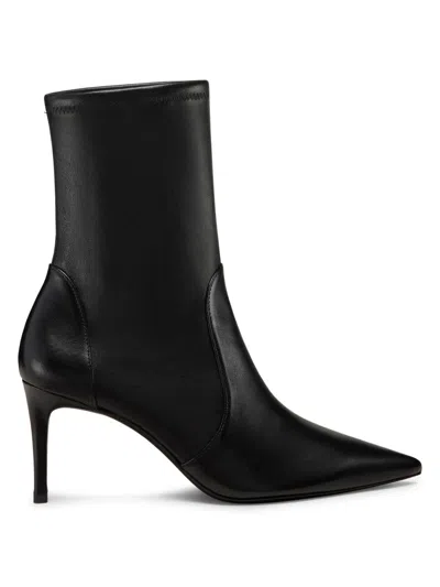 STUART WEITZMAN WOMEN'S POWER 75MM LEATHER ANKLE BOOTS