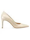 Stuart Weitzman 85mm Stuart Power Leather Pumps In Multi