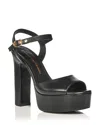 Stuart Weitzman Women's Reade Platform Sandals In Black