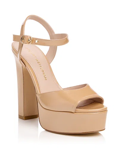 Stuart Weitzman Women's Reade Platform Sandals In Brown