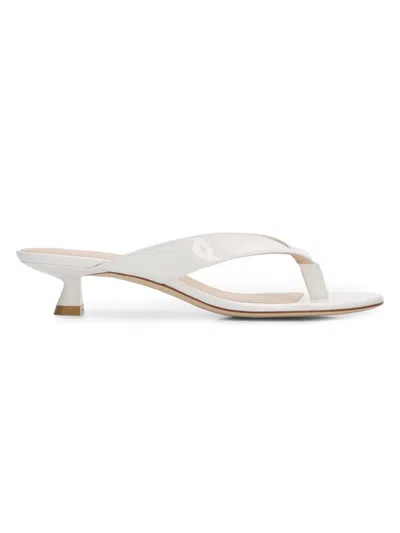 Stuart Weitzman Flip-flops Sandals In White