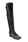 Stuart Weitzman High Boots With Round Toe And Block Heel In Black