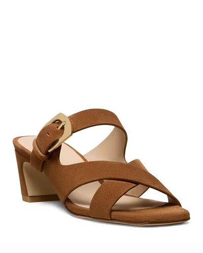 Stuart Weitzman Sai Slide 50 In Brown
