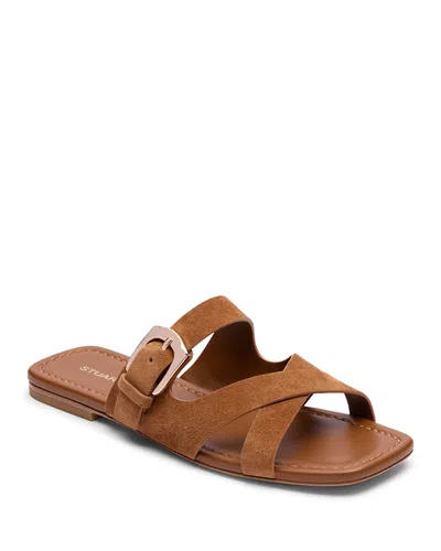 Stuart Weitzman Women's Sai Sandals In Brown