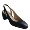 Stuart Weitzman Pearla T-strap Slingback Sandal In Black