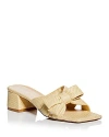 Stuart Weitzman Sofia 45 Slide Sandal In Wheat